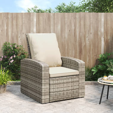 Wayfair reclining discount rattan garden chair